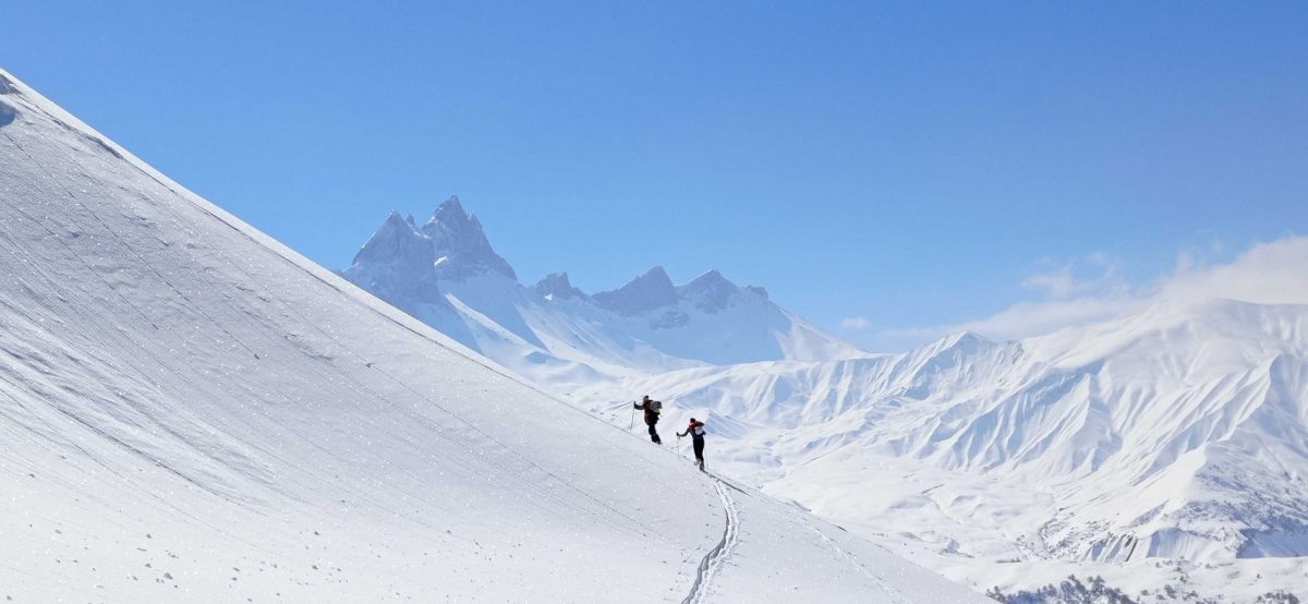Ski de randonnée à albiez
