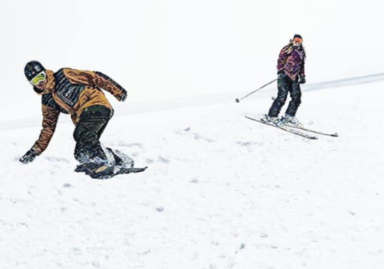 Leçon de snowboard avec Valentin Jullien