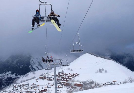 Leçon de snowboard avec Valentin Jullien