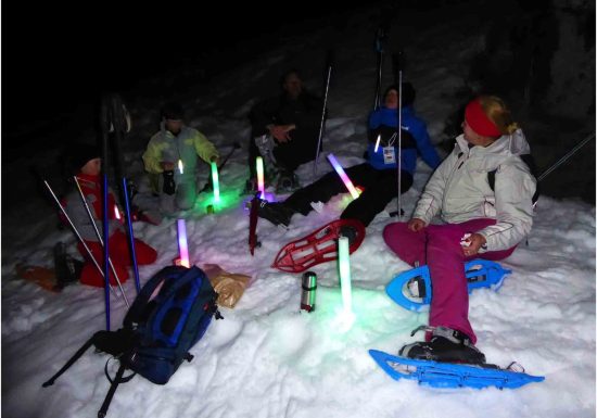 Apéro eskimo aux flambeaux