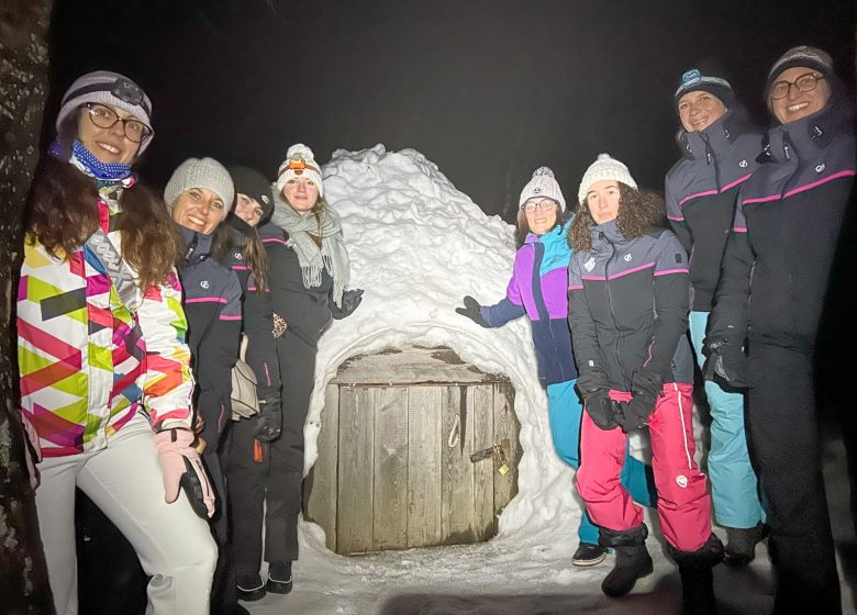 Soirée inuit en igloo