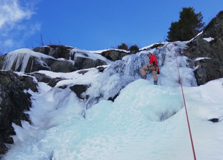 Sortie escalade sur glace