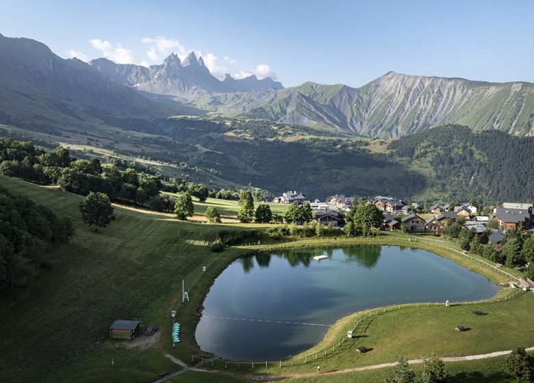 Plan d&rsquo;eau et baignade du Col du Mollard
