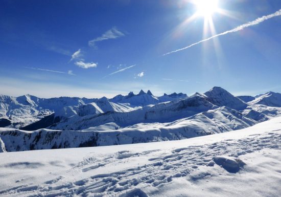 Panorama des Arves, randonnée raquettes