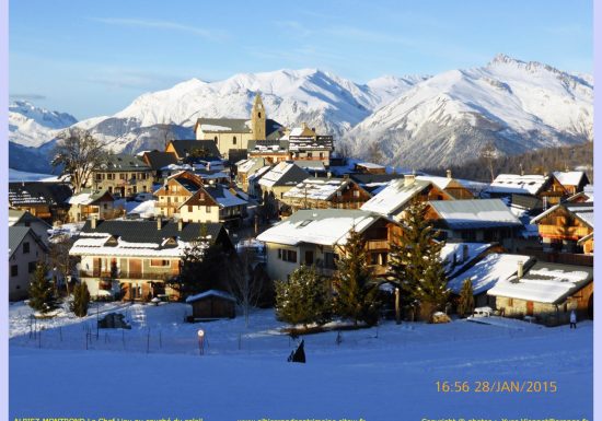 Le panorama d&rsquo;Albiez en raquettes
