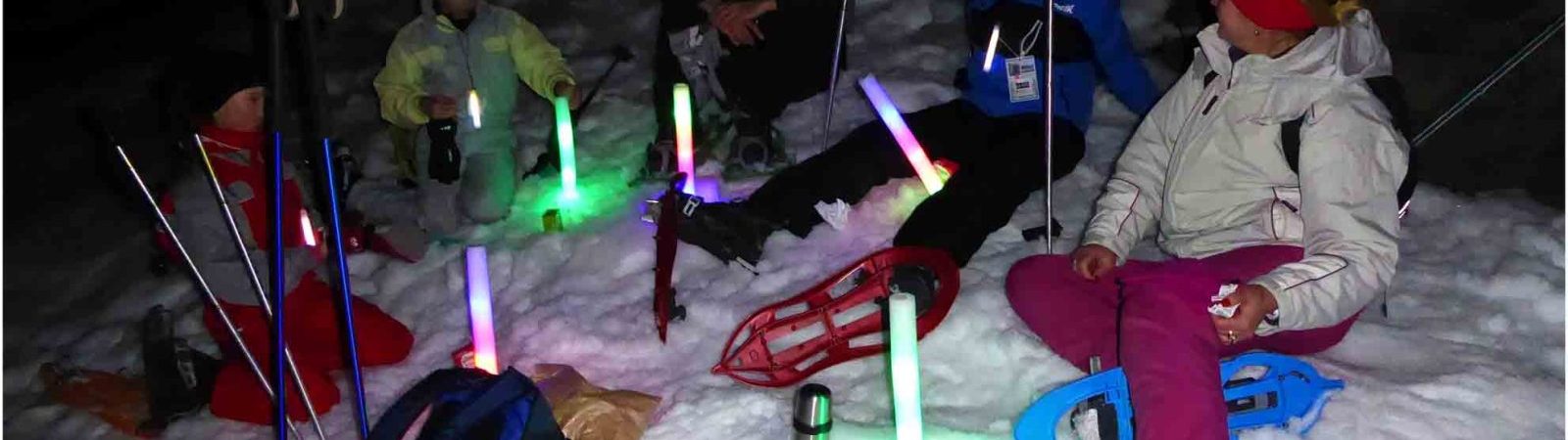 Apéro eskimo aux flambeaux