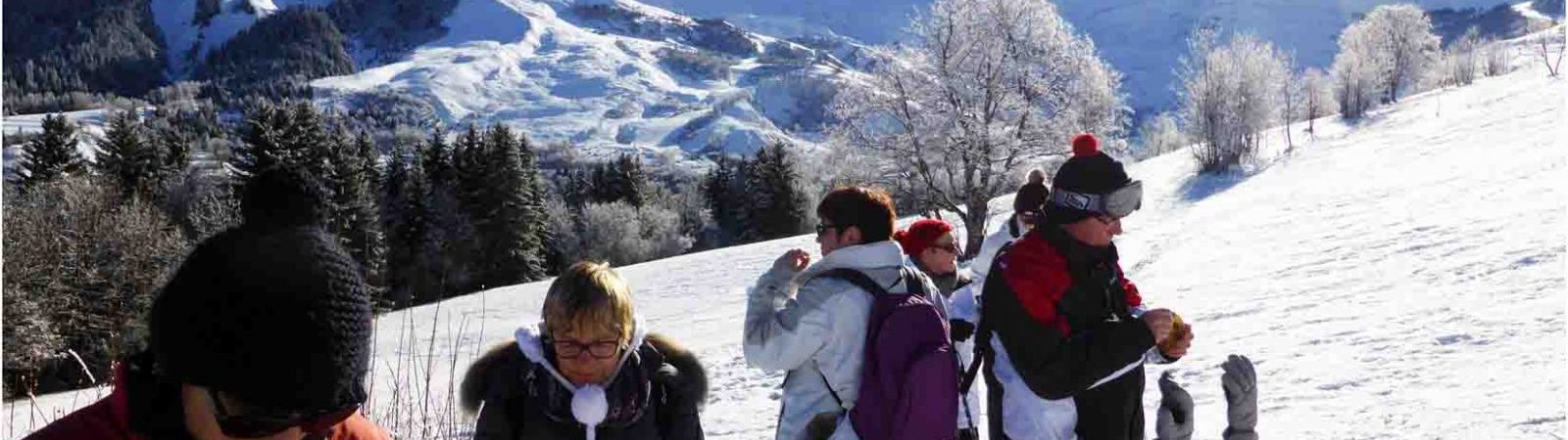 Les traces des animaux de montagne