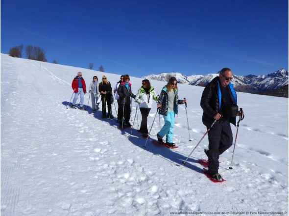 Raquettes en douceur et tisane sauvage