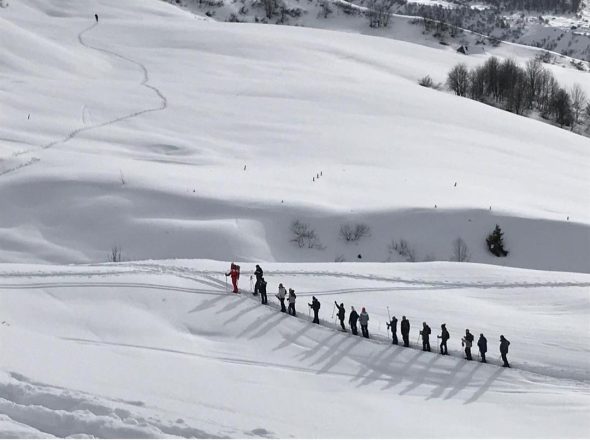 Échappée gourmande en raquettes avec l’ESF