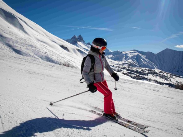 Sortie ski hors piste avec Valentin Jullien