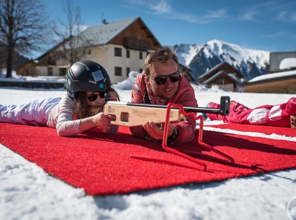 Tir à la carabine laser avec l’ESF – Initiation