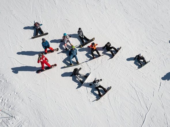 Cours de snowboard avec l’ESF