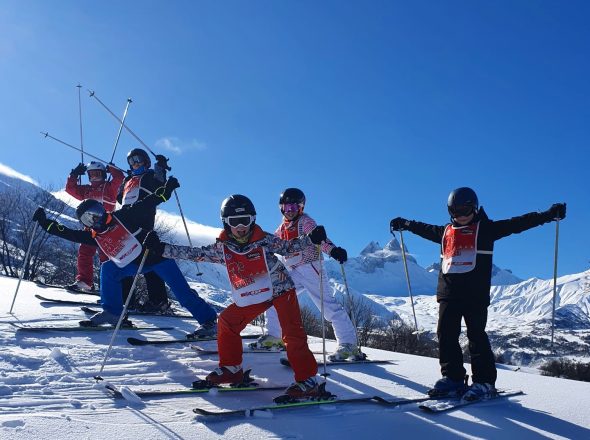 Cours de ski avec l’ESF – Team Compet’