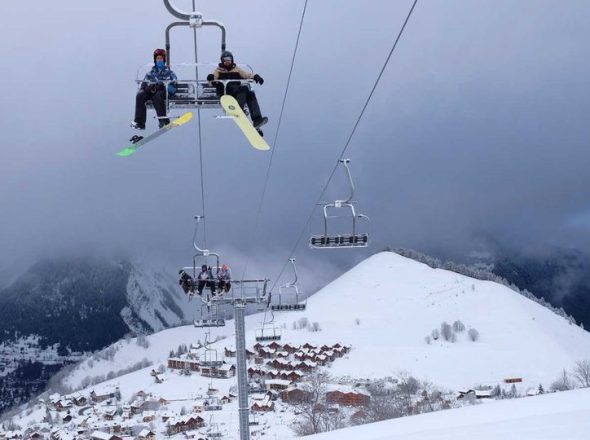Leçon de snowboard avec Valentin Jullien