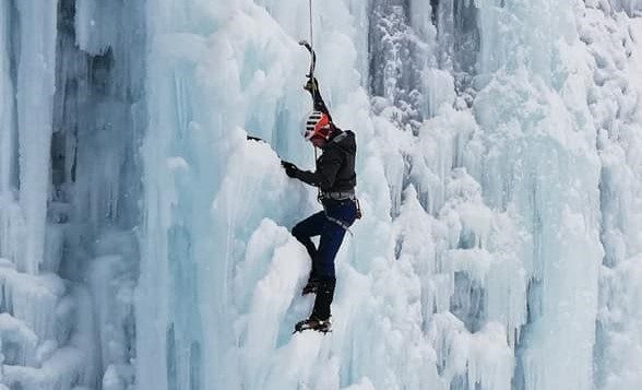 Sortie escalade sur glace