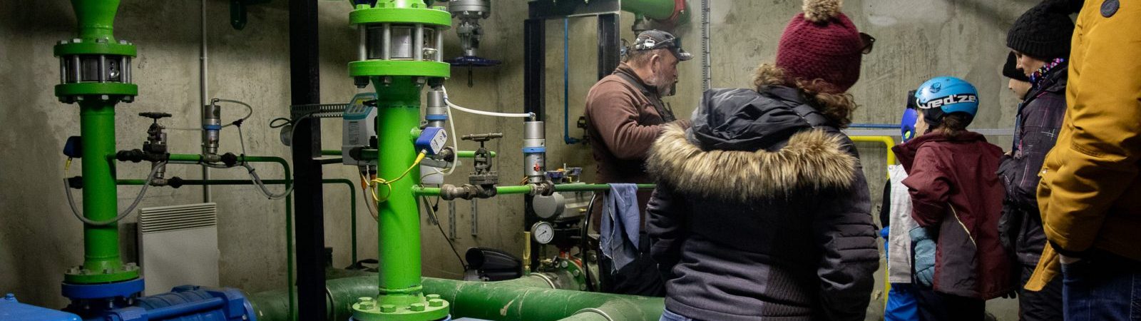 Visite de l’usine à neige