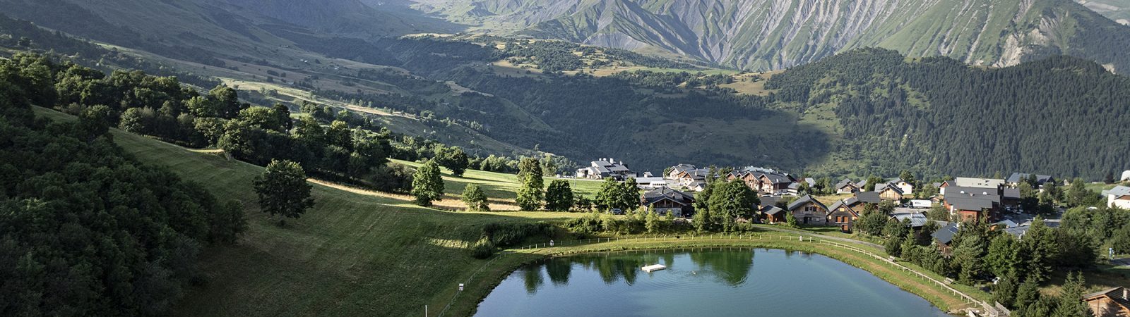 Plan d&rsquo;eau et baignade du Col du Mollard