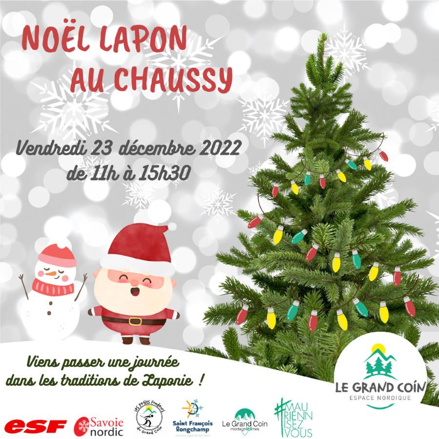 Affiche noël lapon 2022