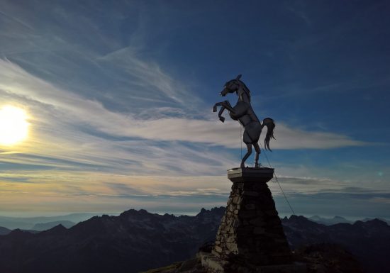 Kilomètre vertical du cheval noir.