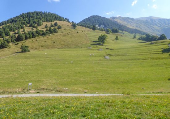 Montée  au Col du Chaussy