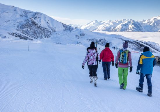 Itinéraire piéton du domaine skiable – Les Gens Heureux