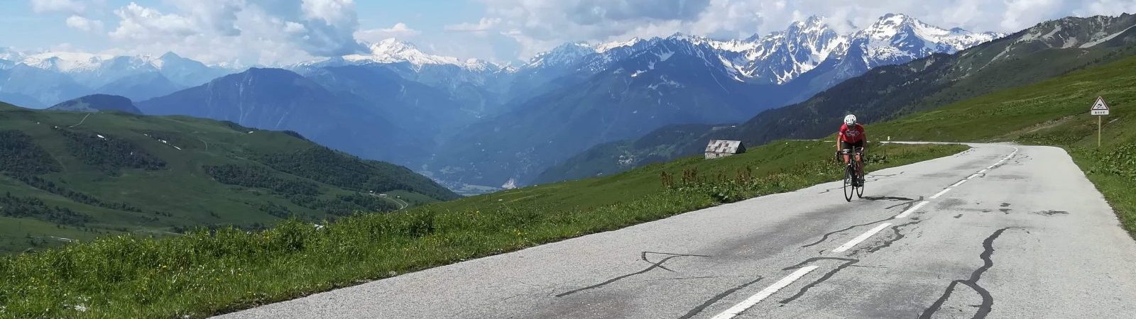 Montée cyclo du Col de la Madeleine versant Maurienne
