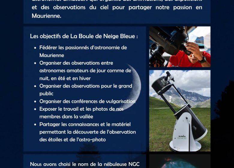 HYGGE : Observation du ciel avec La Boule de neige bleue