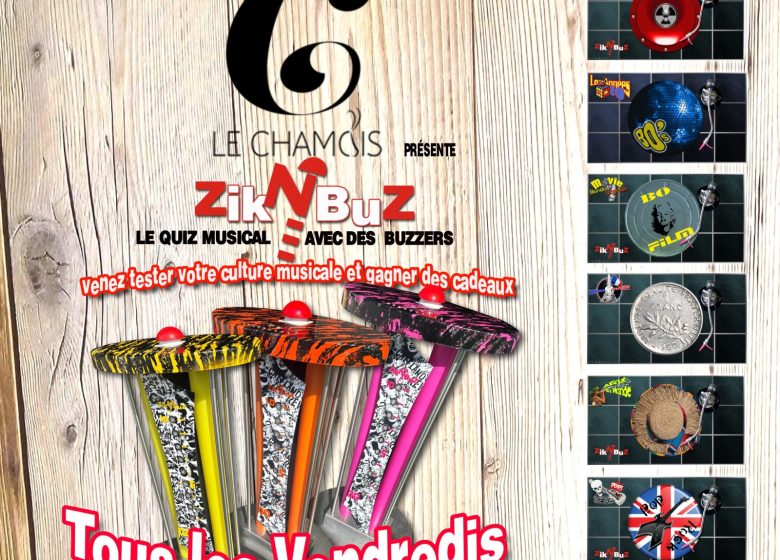 Quiz musical avec des buzzers au Chamois