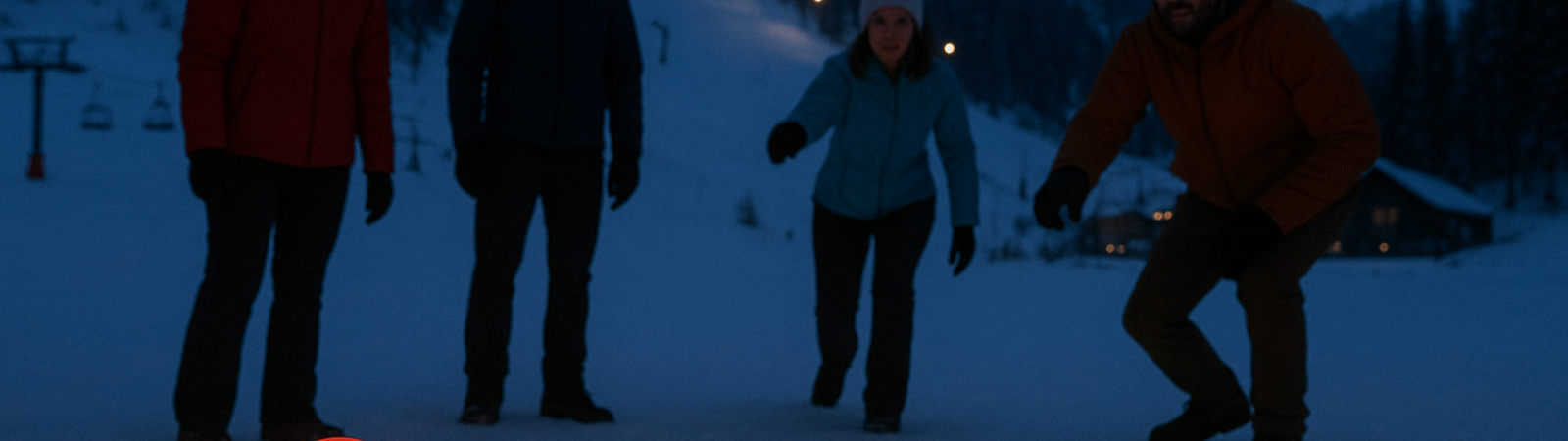 Pétanque sur neige