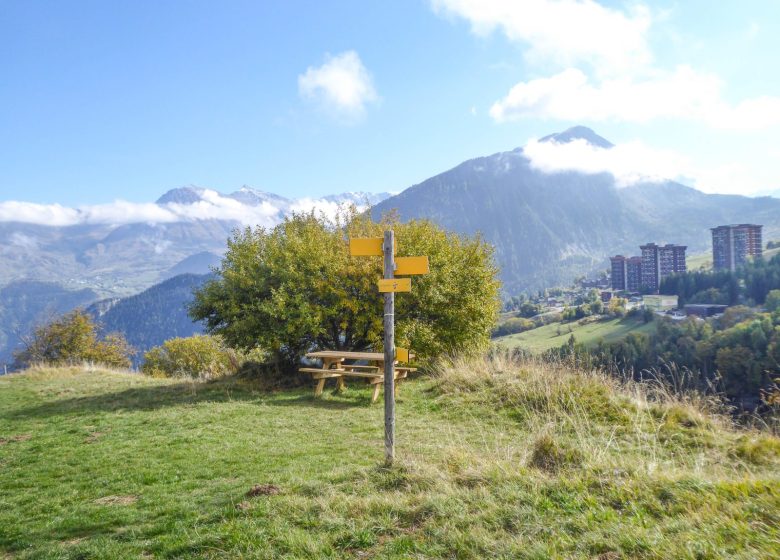 Montée de la Toussuire et du Corbier