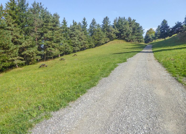 Montée  au Col du Chaussy