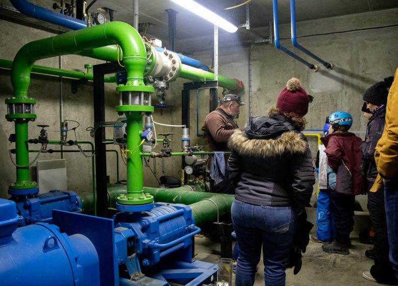 Visite de l’usine à neige