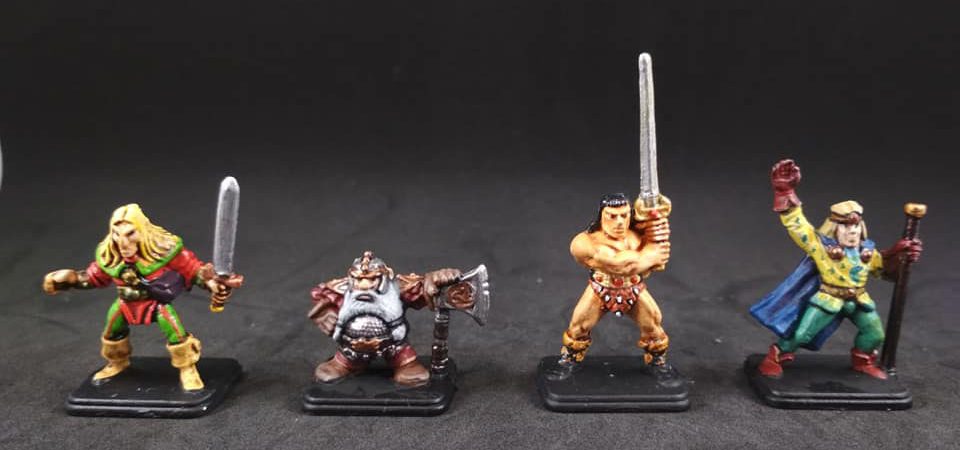 Atelier peinture sur figurines HeroQuest