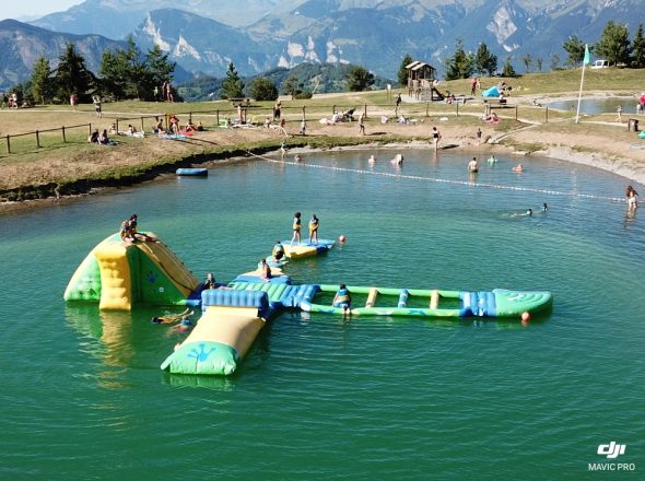 Parcours aquatique ludique