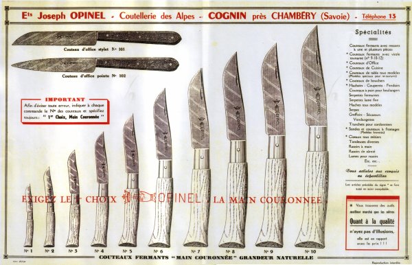 Affiche historique avec les différentes tailles