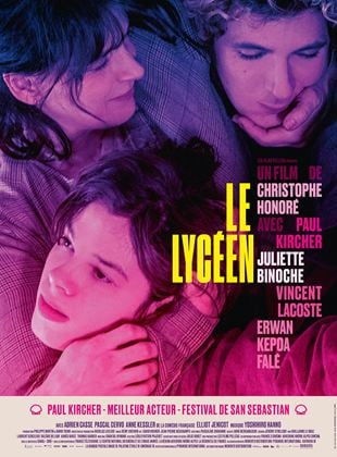 Affiche du film "Le Lycéen" de Christophe Honoré