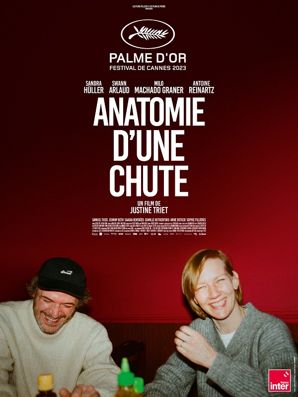 Affiche du film "Anatomie d'une chute" de Justine Triet