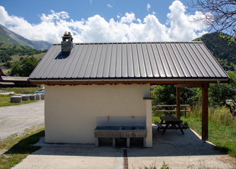 Toilettes publiques des Contamines