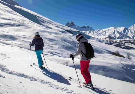 Leçon de ski de randonnée avec Valentin Jullien