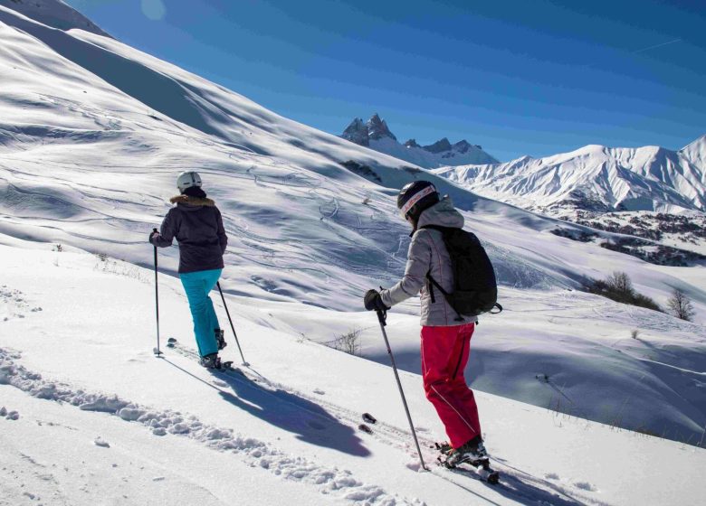 Leçon de ski de randonnée avec Valentin Jullien