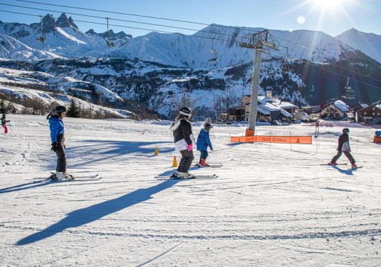 Leçon de ski avec Valentin Jullien