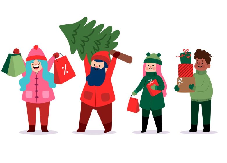 Vente de sapins et Pot de Noël