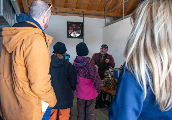 Visite de l’usine à neige
