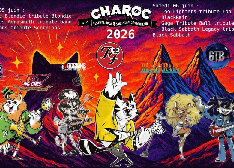 Le Charoc – Concerts Too Fighters, Blackrain, Gaga Tribute Ball, Black Sabbath Legacy