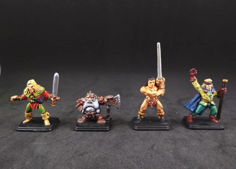 Atelier peinture sur figurines HeroQuest