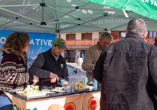 Dégustation de produits locaux