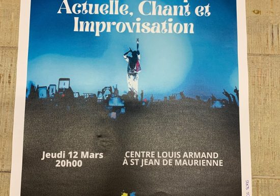 Concert de musique actuelle, chant et improvisation