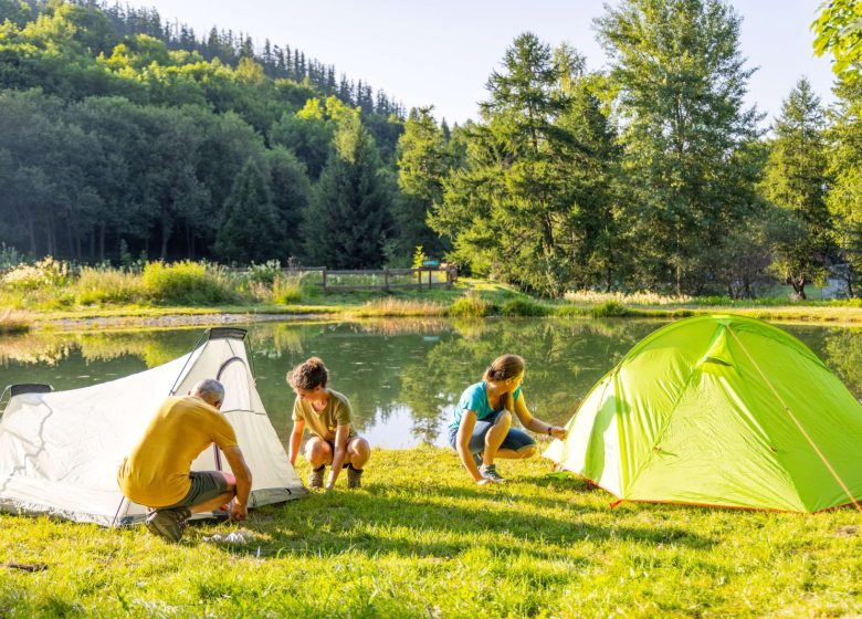 Zone de bivouac des Léchères