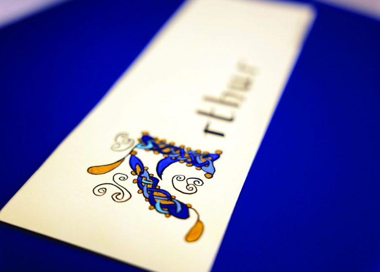 Les Arts en Ville – Atelier création d&rsquo;un marque-page en enluminure