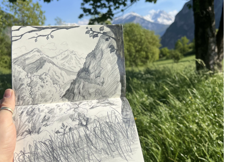 Atelier dessin – Apprendre à dessiner un paysage en extérieur